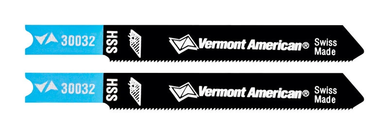 30032 2-3/4 In. 36 Tpi Hss U-shank Jig Saw Blade 2 Pk