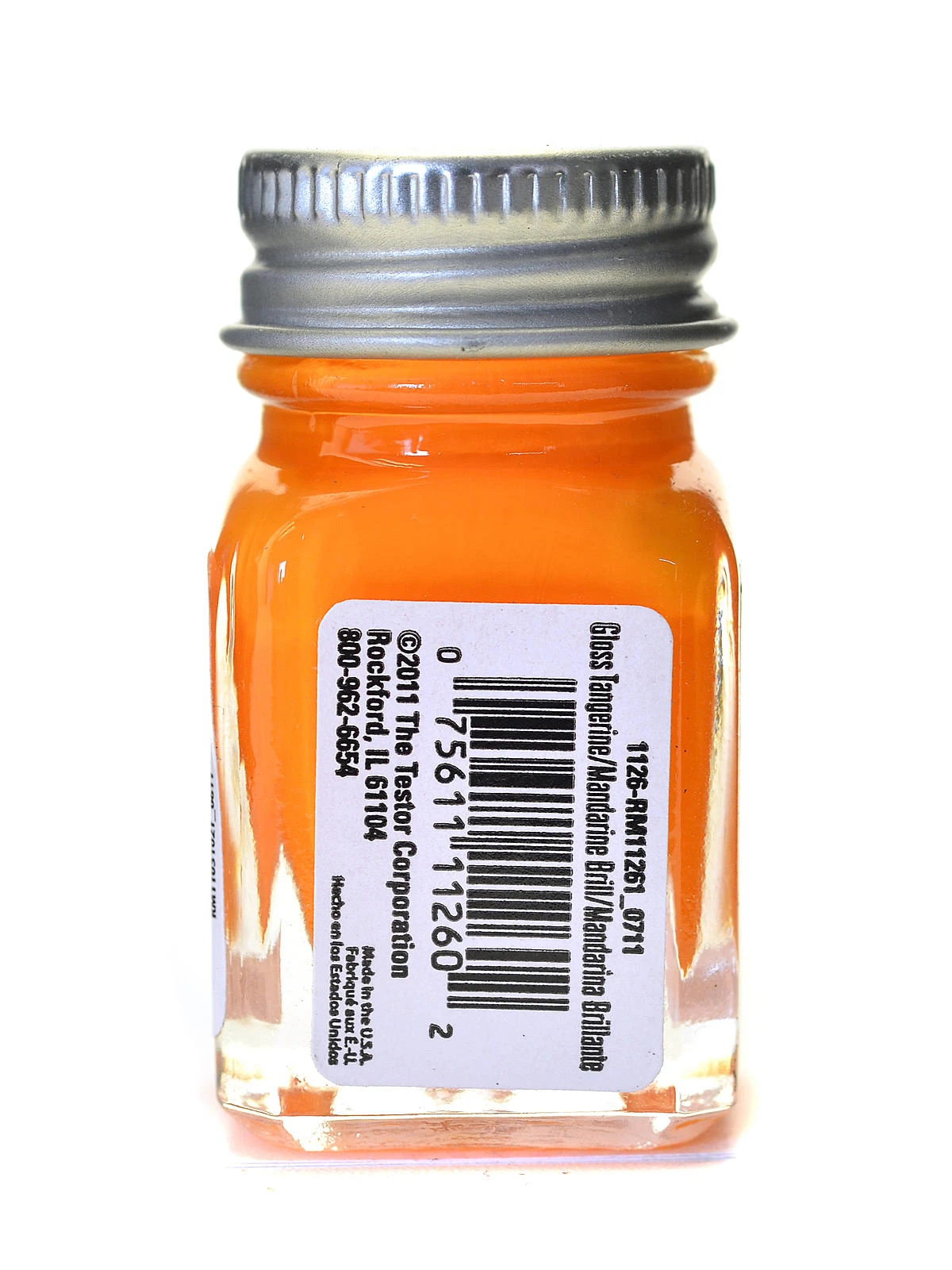 Enamel Paint 1/4 Ounce Tangerine Gloss - Model 1126tt