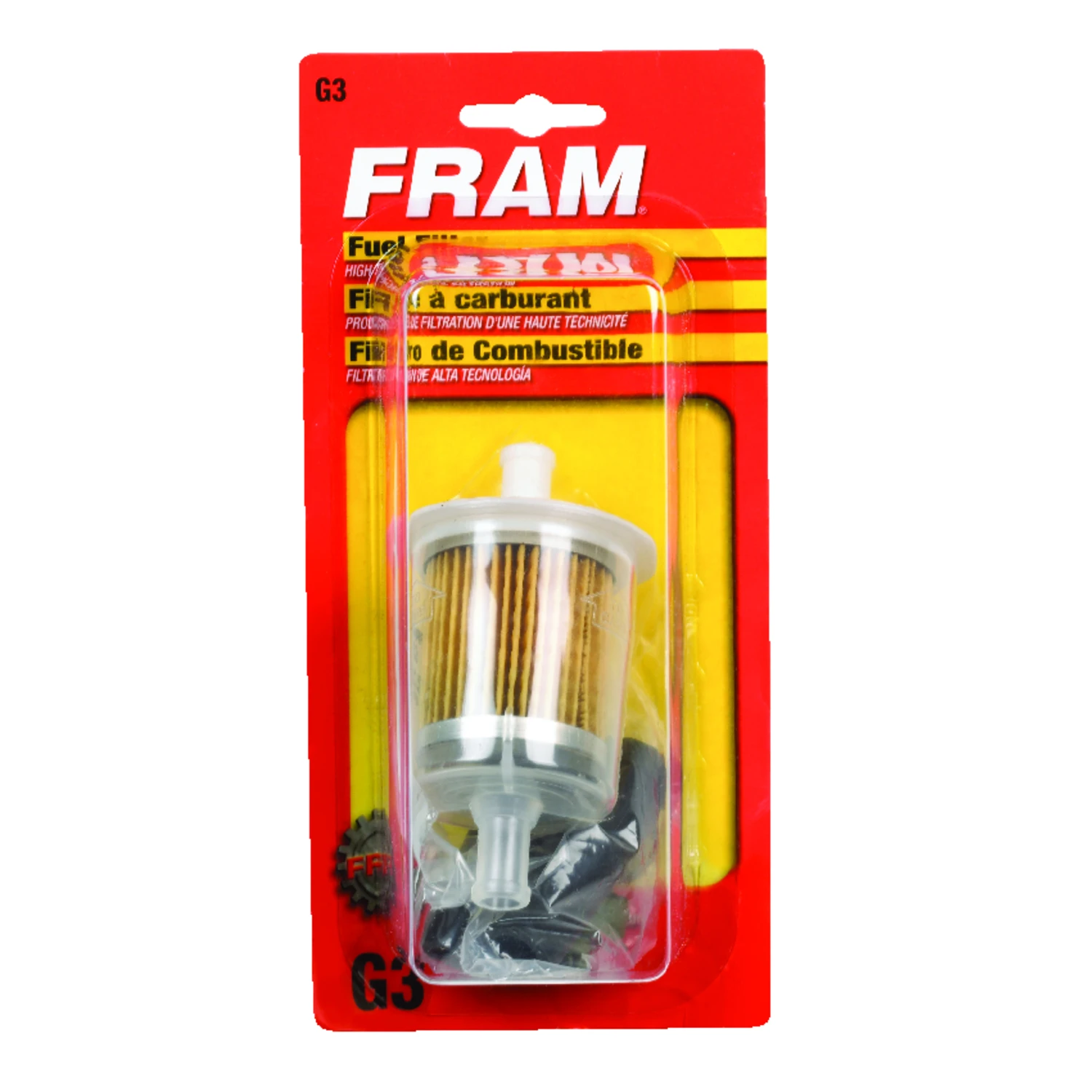 G3 Conductive Plastic Fuel Filter For Efficient Fuel Injection Performance