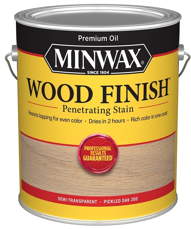 Wood Finish Semi-transparent Pickled Oak Oil-based Wood Stain 1 Gallon