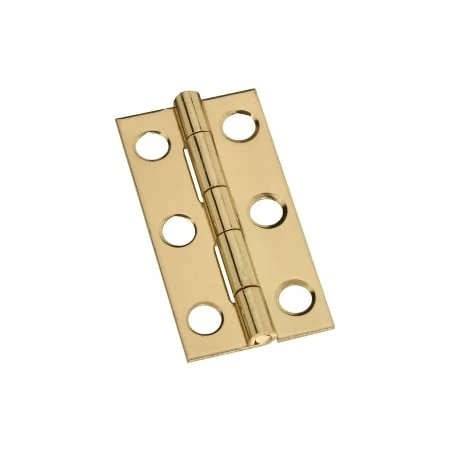 Stanley Hardware 803090 Narrow Cabinet Hinge, 2 lb Weight Capacity, Brass