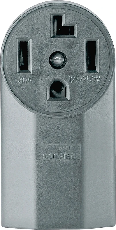 30-amp 3-pole 4-wire Surface Ground Receptacle Model 1225