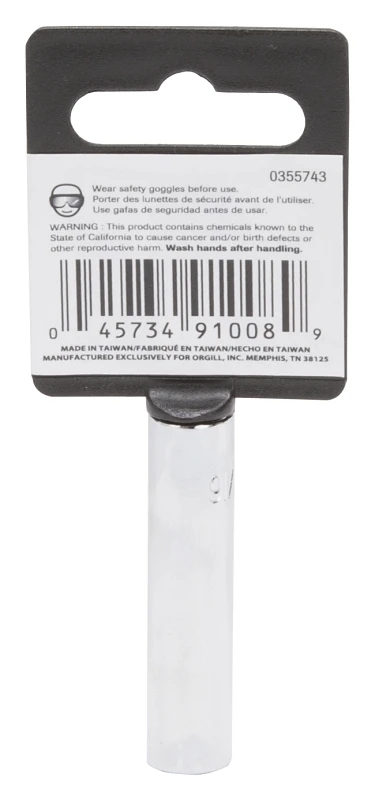 5/16 Inch Deep Socket, 1/4 Inch Drive, 6 Point, Model Mt6486088