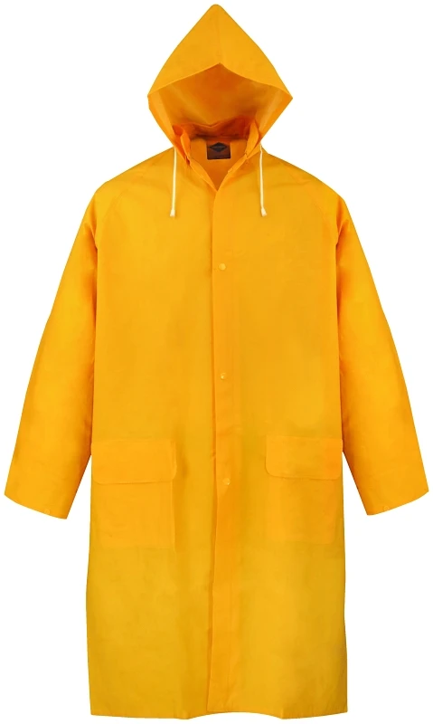 Py-800l Large Yellow Raincoat With Removable Hood