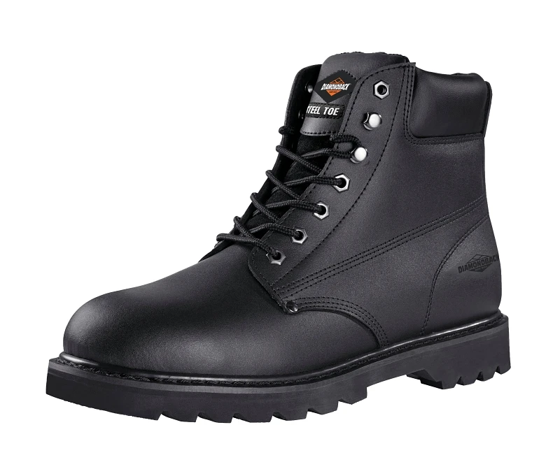 655ss-8 6-inch Steel Toe Work Boot - Action Leather, Size 8