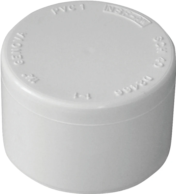 1-in Diameter Pvc Schedule 40 Cap - Socket Connection Fitting