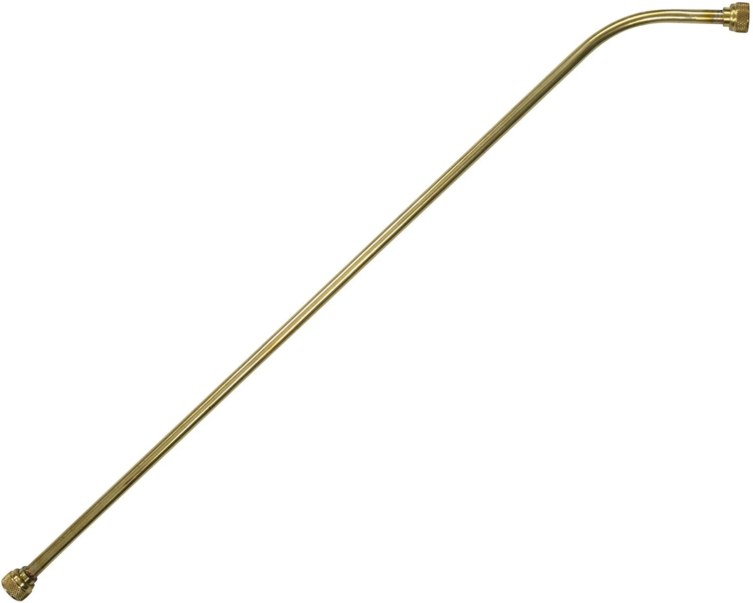 6-7704 24-inch Curved Brass Extension Wand For Compression Sprayers