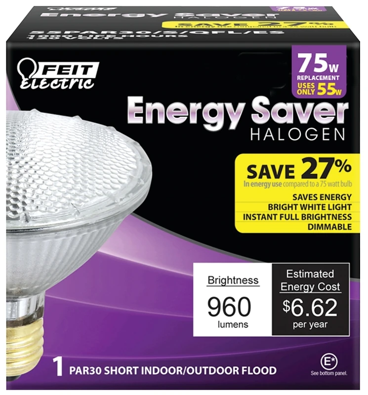 55PAR30/S/QFL/ES 55W HAL FLOOD