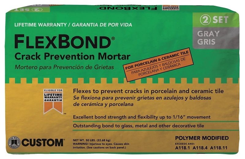 Flexbond Gray 50 Lb. Fortified Thin-set Mortar For Tiling