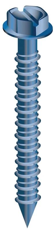 672J Screw Concrete Hex - .19 x 2.25 In.