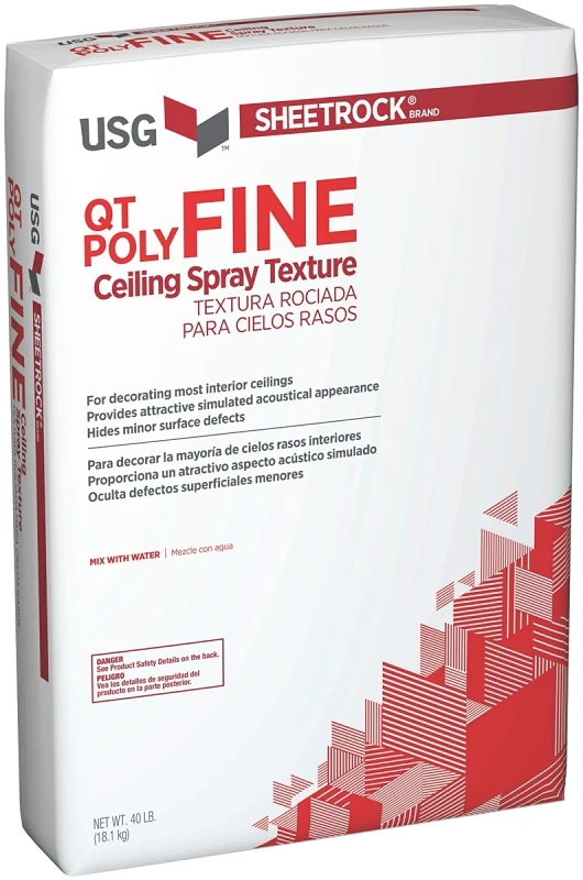 Sheetrock White Water-based Wall And Ceiling Texture 40 Lb - Fine Spray Texture