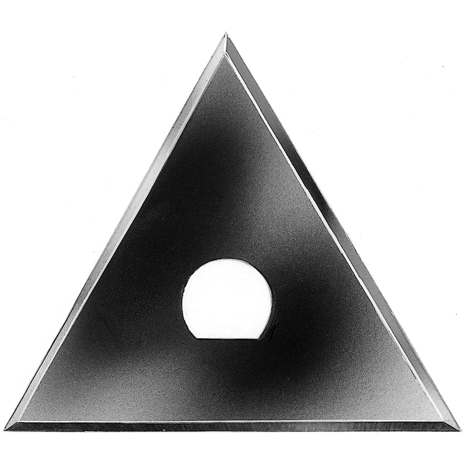 2-3/4 In. High Carbon Steel Triangle Replacement Scraper Blade Model 10420