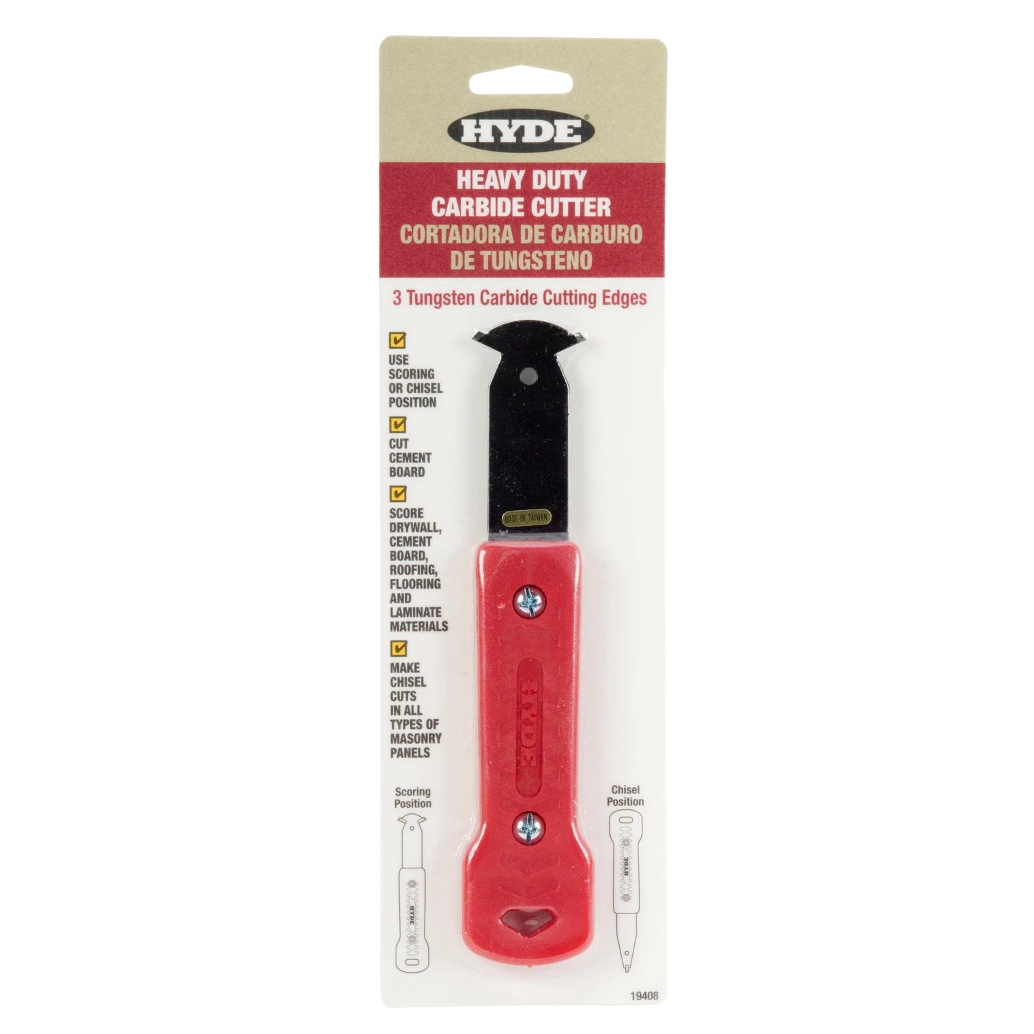 Heavy Duty Metal Carbide Cutter 0.8 In. H X 3.7 In. W X 11.56 In. L