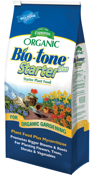Bio-Tone Starter Plus Plant Food Fertilizer, 4-3-3 Nutrient Formula, 18 Pound Bag
