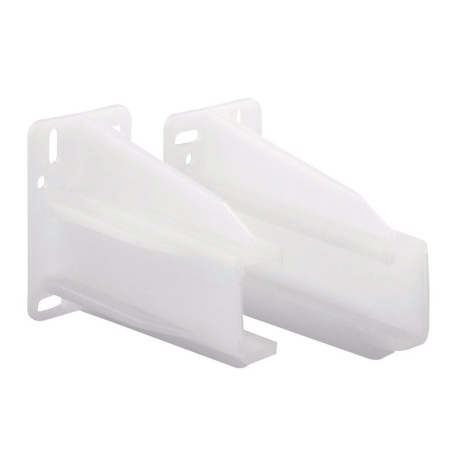 R 7227 Rear Drawer Track Sockets 5/16" X 7/8" X 3" Plastic White 2 Pk