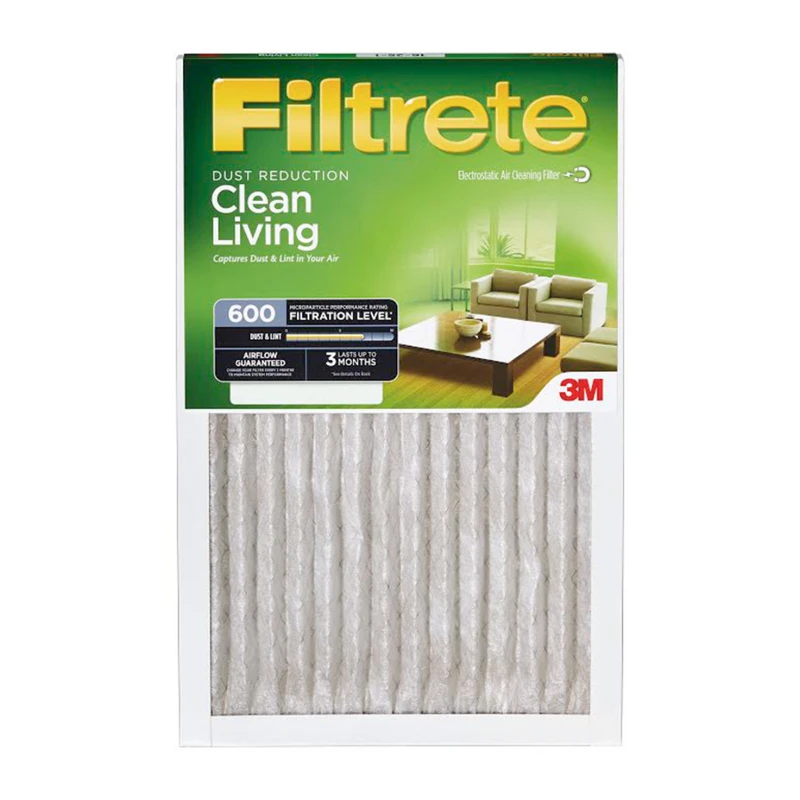16x20x1 Clean Living Furnace Filter, Merv 7, 600 Mpr, 1 Pk