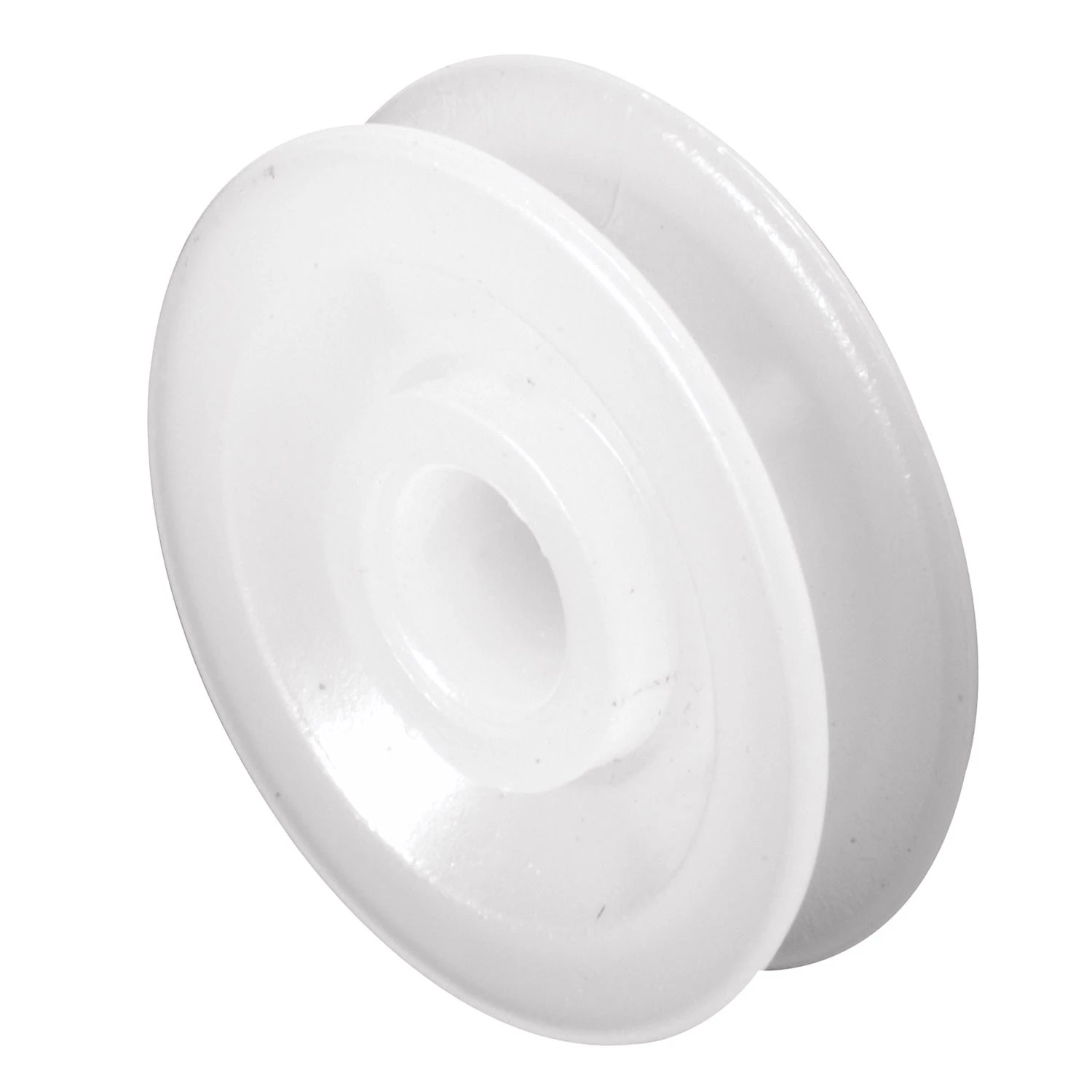 Sliding Screen Door Roller, Nylon, Center Grooved, 1 In. Diameter, 2-Pk.