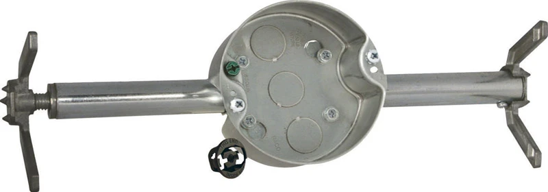 Retro-brace 1-1/2 In. Deep Ceiling Fan Box With Adjustable Brace