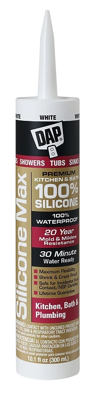 10.1 Oz. White Premium Kitchen, Bath & Plumbing Sealant