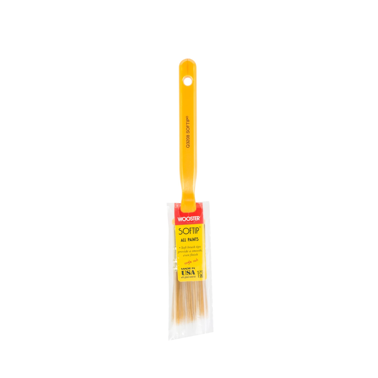 Softip Angled Sash Paint Brush, 1 Inch, High-Quality Bristles for Precision Painting