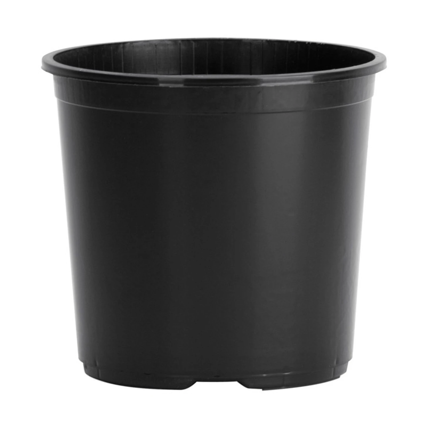 Nursery Planter, Black Plastic, #1, 2.88-Qts.