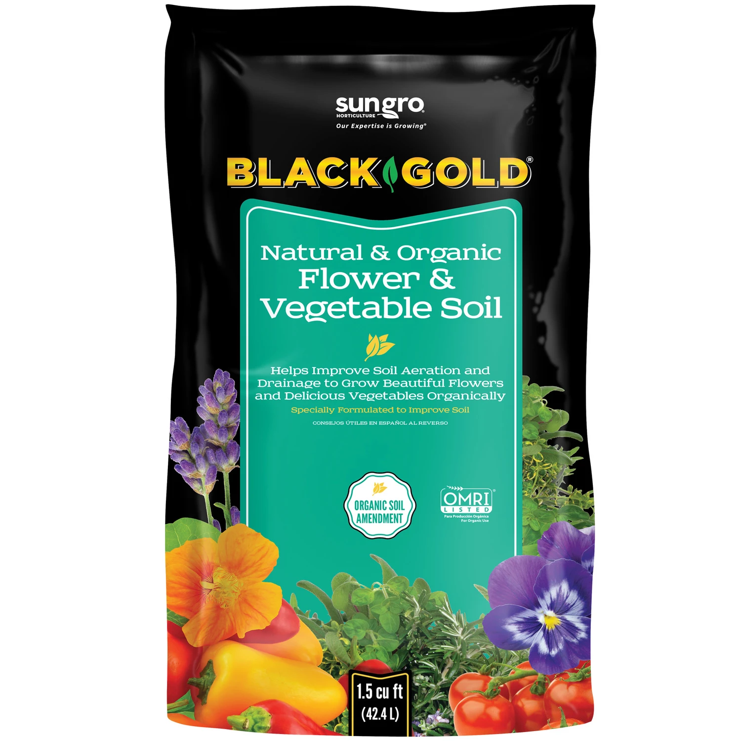 1.5 Cu. Ft. Organic Flower & Vegetable Potting Soil Mix