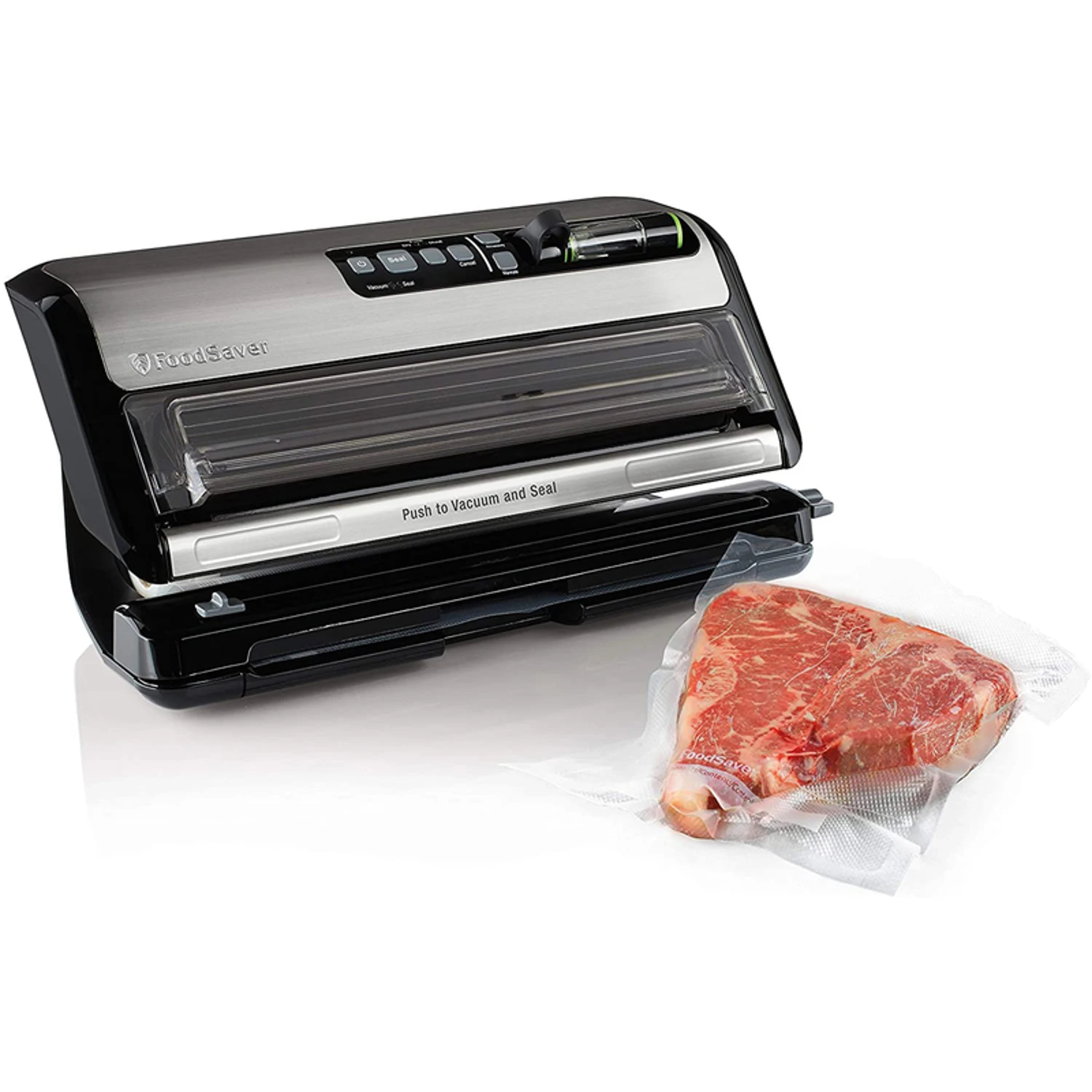 Fm5000 Black 2-in-1 Vacuum Food Sealer System With Starter Kit