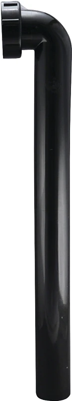 1-1/2 In. X 15 In. Black Direct-connect Plastic Waste Arm - Model Pp104ab