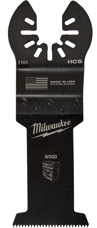 Milwaukee Universal Fit Open-Lok 1-3/8 in. W High Carbon Steel Multi-Tool Oscillating Blade Wood 1 p