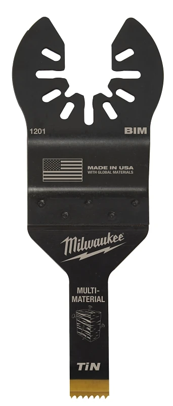 Milwaukee Universal Fit Open-Lok 3/8 in. W Bi-Metal Multi-Tool Oscillating Blade Multi-Material 1 pk