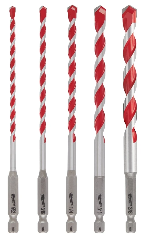 Milwaukee SHOCKWAVE 5-Piece Carbide Masonry Drill Bit Set