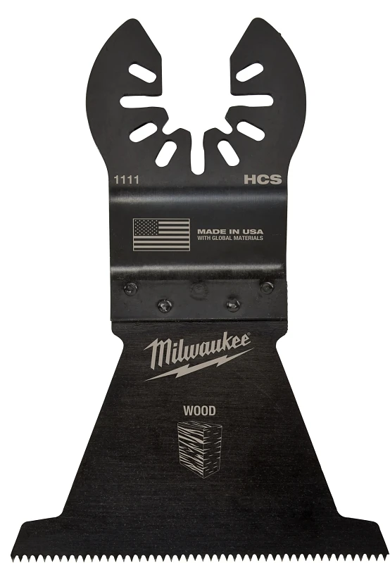 Milwaukee Universal Fit Open-Lok 2-1/2 in. L X 2-1/2 in. W High Carbon Steel Multi-Tool Oscillating