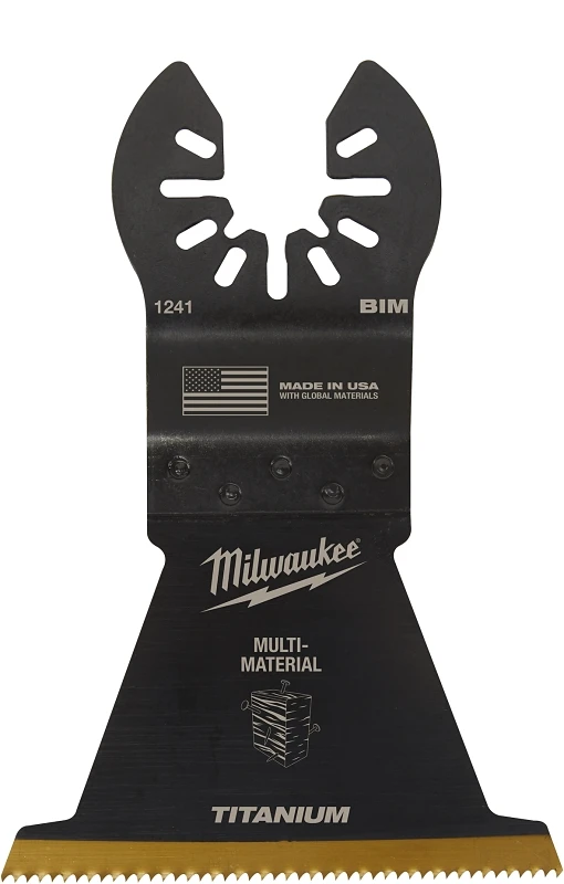 Milwaukee Universal Fit Open-Lok 2-1/2 in. W Bi-Metal Multi-Tool Oscillating Blade Multi-Material 1