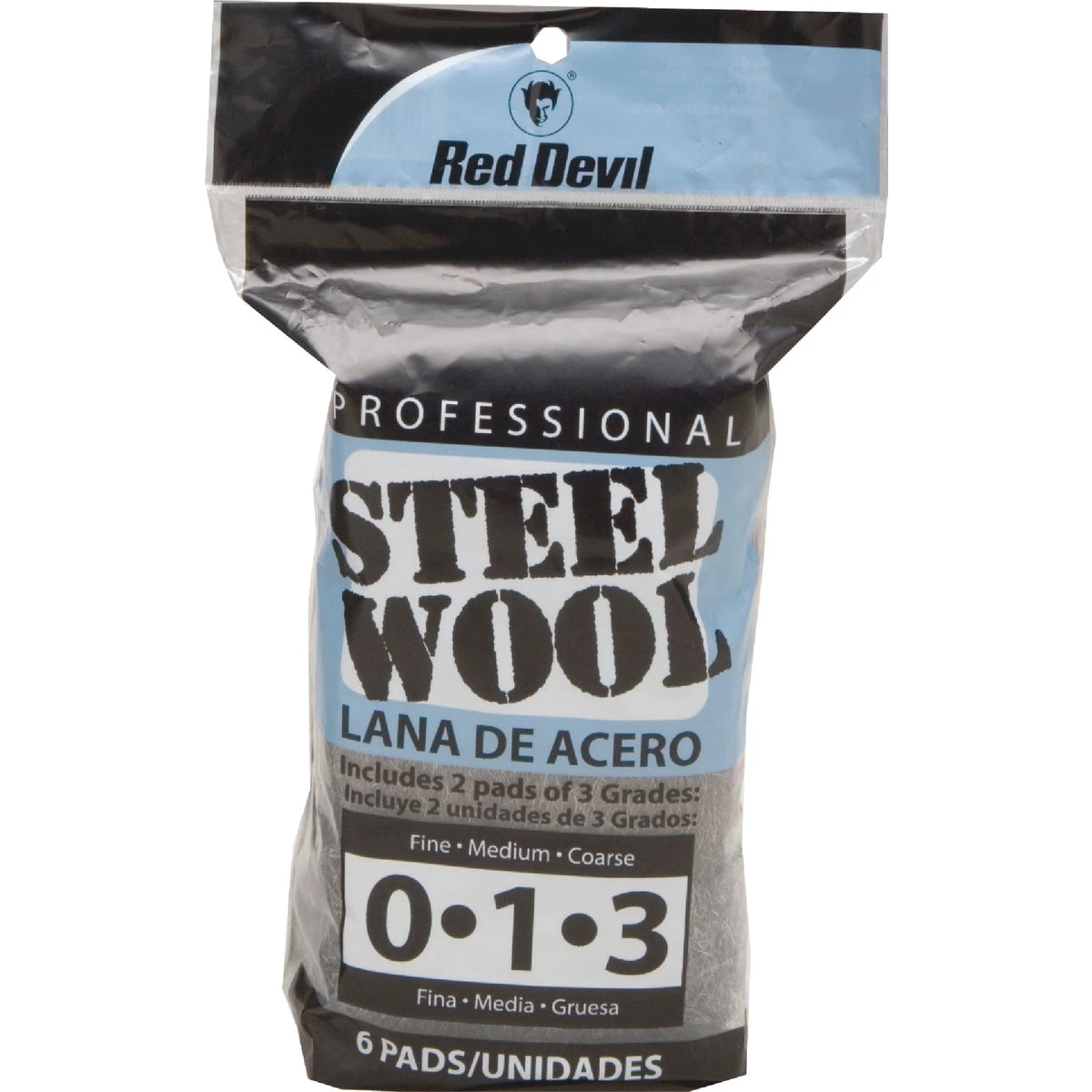 STEEL WOOL ASSORTED 6PK