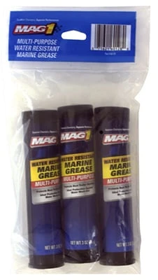 Marine Grease, 3 Oz. Multi-purpose, 3-pk, Model Mag60128, Water Resistant