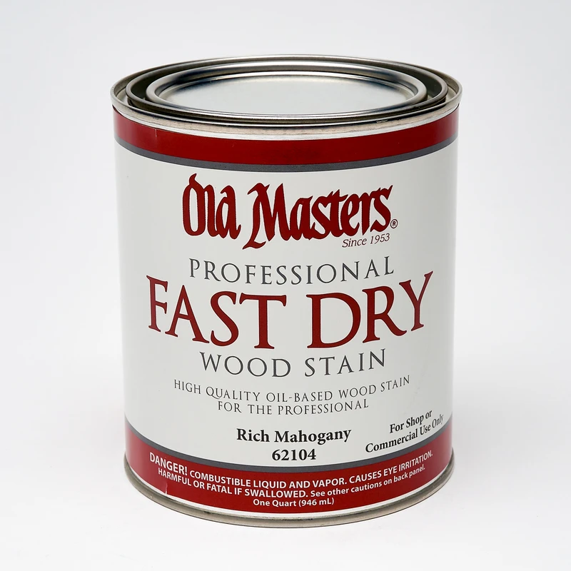 Fast Dry Oil-Based Wood Stain in Rich Mahogany, 1 Quart