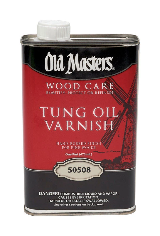 Tung Oil Varnish with Non-Oily Finish, 1 Pint Container
