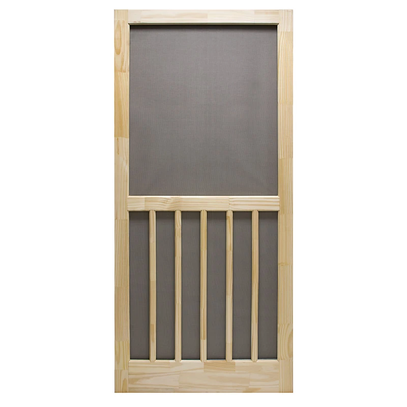 Nantucket Natural Wood Screen Door 80-1/2 In. H X 32 In. W