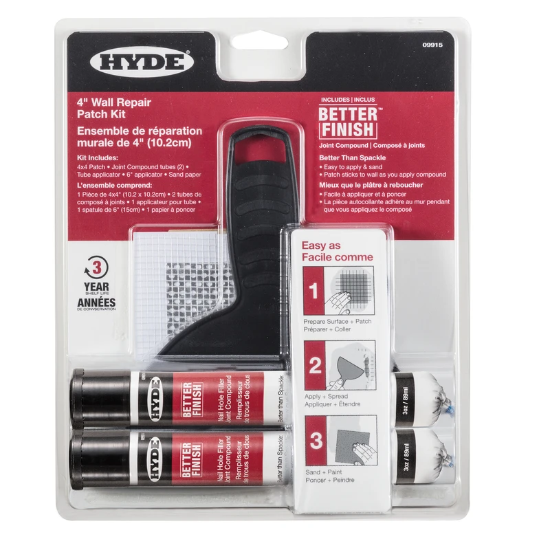 Better Finish Wall Repair Kit for Drywall and Plaster with Spackling Compound and Applicator