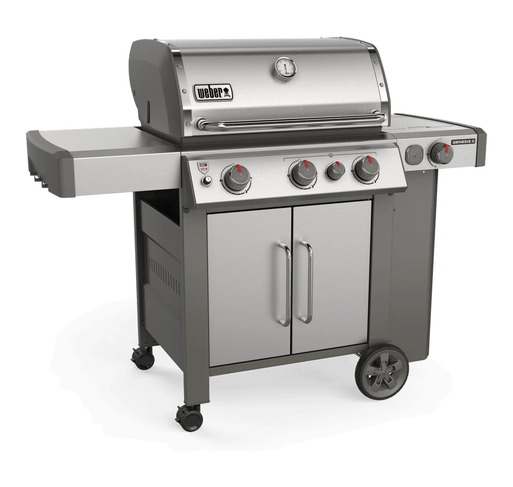 Spirit Sp-335 3-burner Liquid Propane Gas Grill With Sear Station And Side Burner