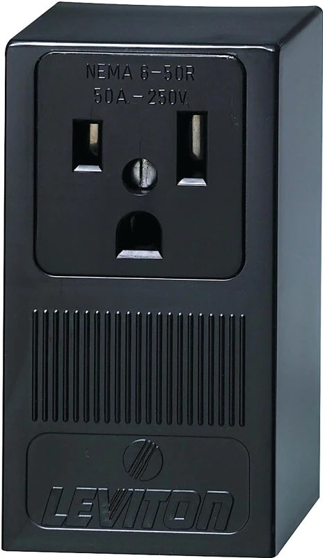 RECEPTACLE 50A-250V SURF WELD