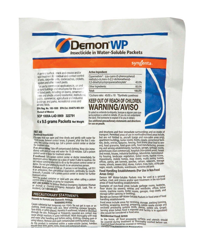 DEMON WP INSECTICIDE 9.5GM