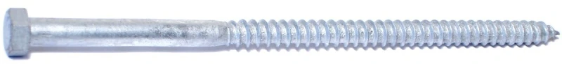 3/8 X 8 Inch Hex Lag Screw, Galvanized Steel, Grade 2