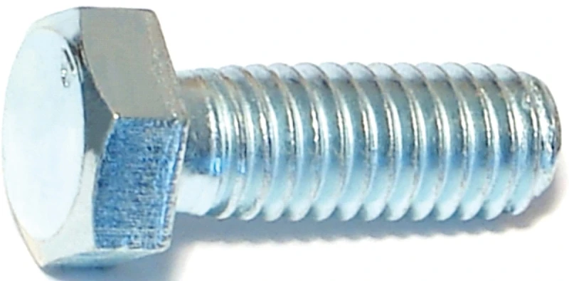 00053 Zinc Hex Bolt 3/8 Inch X 1 Inch Grade 2