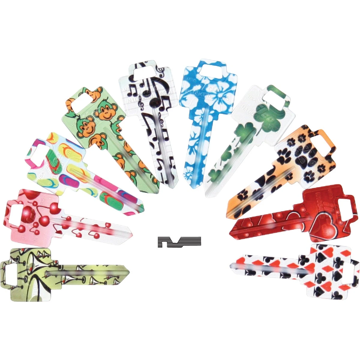 ILCO WEISER Assorted Painted Decorative House Key