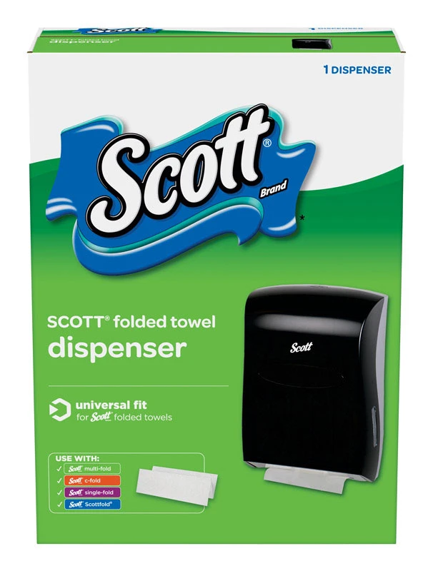 Scott Folded Hand Towel Dispenser Model 14232 - Fits Multi-fold And C-fold Towels
