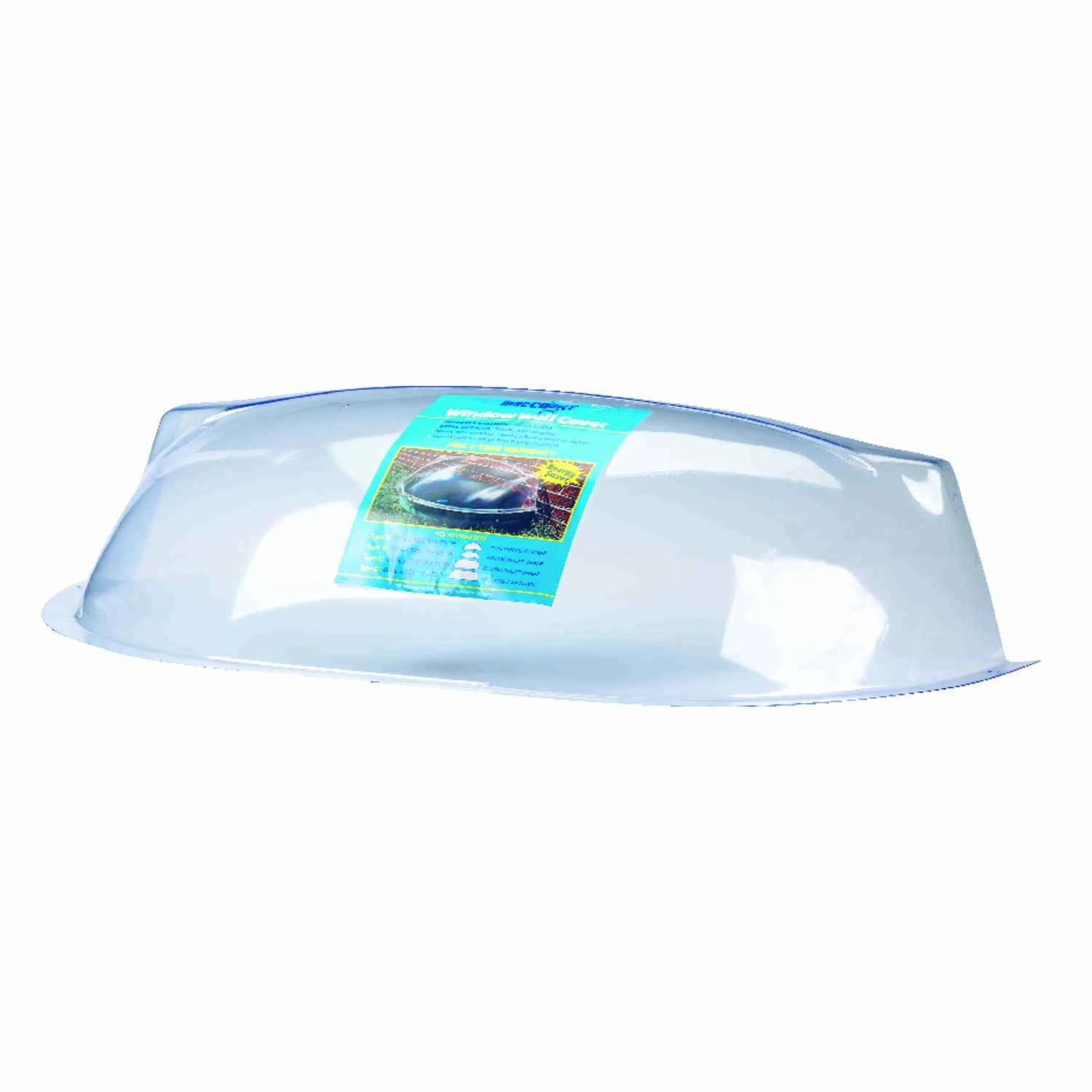 Type B 40 In. X 14-1/2 In. Elongated Plastic Window Well Cover With Brackets