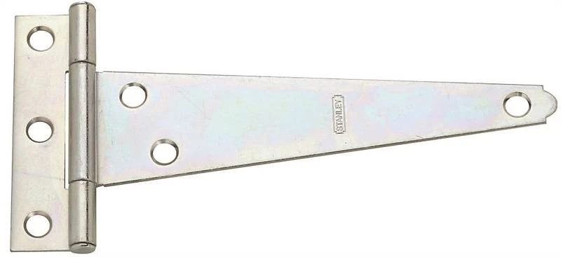 Stanley Hardware S754-446 T-Hinge, 13 lb Weight Capacity, Screw Mounting, Steel, Zinc