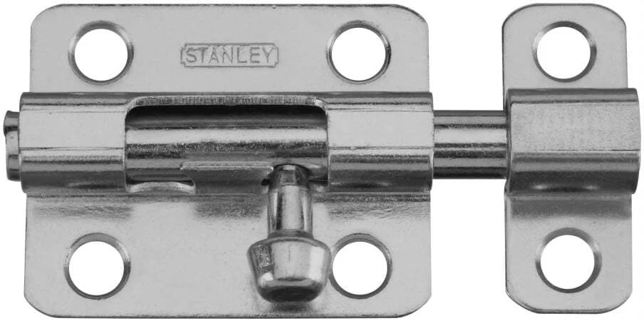 2-1/2 Inch Zinc Plated Barrel Bolt, Model 757820
