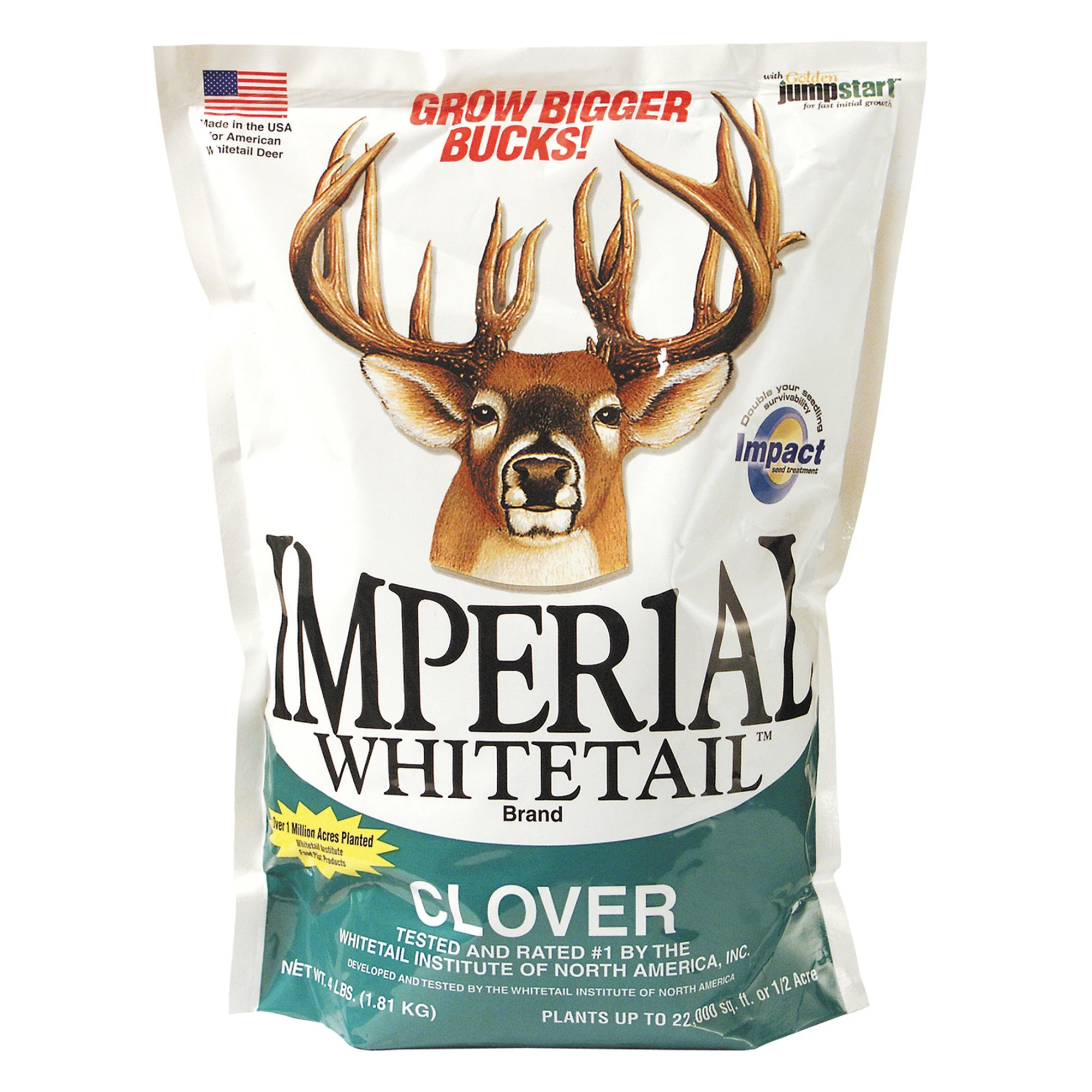 Imperial Whitetail Clover Wild Game Seed - 4 Lb. Bag For Food Plots